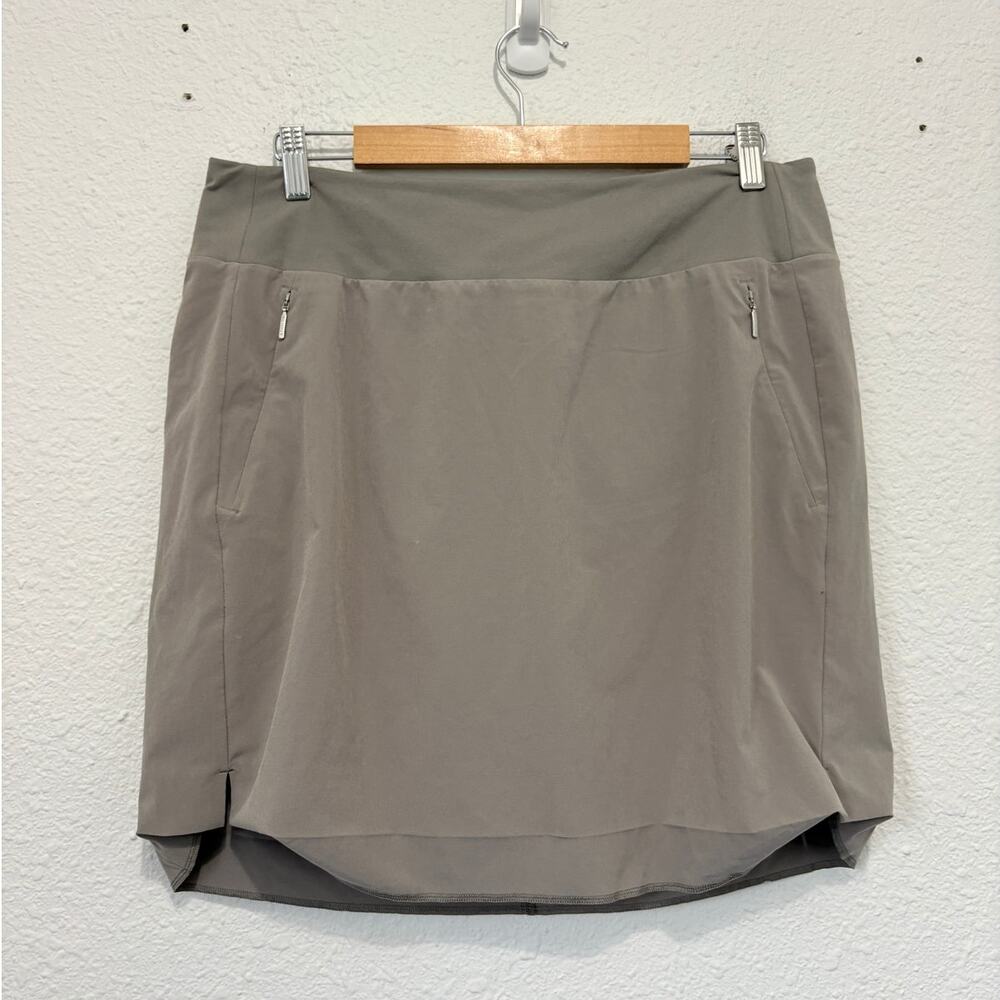 Athleta Soho Skort Gray Athletic Skort Shorts Skirt Hiking Outdoors